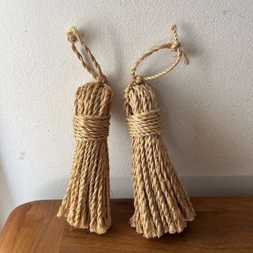 Straw tassels jute - straw,