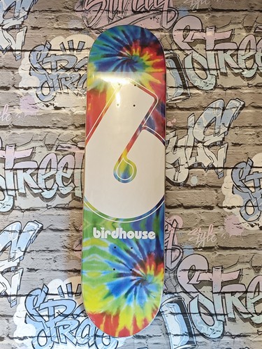 Birdhouse tye dye skateboard - tye,