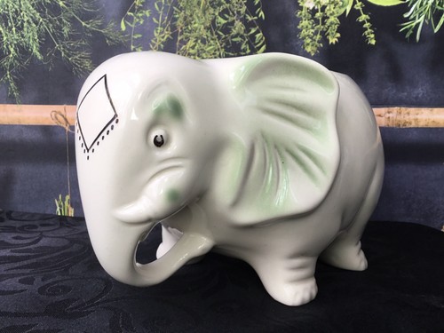 Ceramic elephant vintage retro - ceramic,