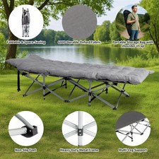 Folding camping cot bed - camping, with