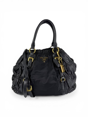 2010s prada tessuto 2way black - 2010s,