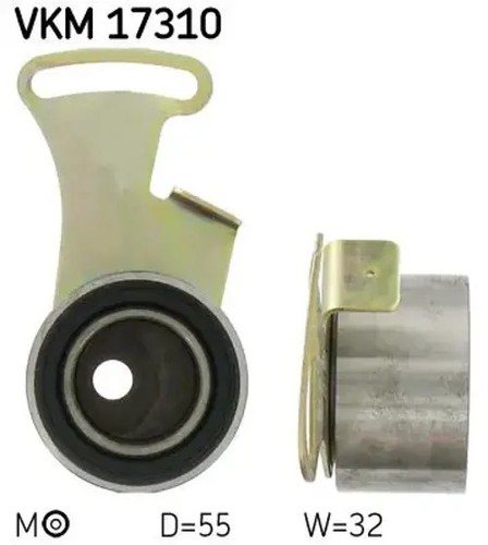 Timing belt tensioner pulley