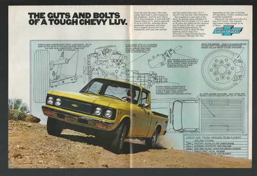 1977 chevy luv page - luv, 2-page