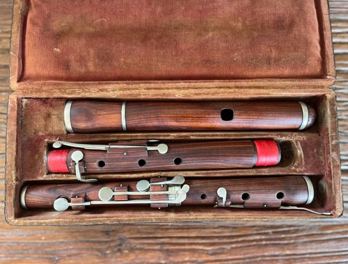 Old german wooden - old, flute