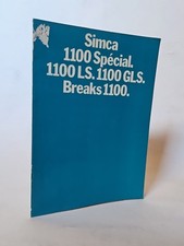Simca 1100 Brochure In Lingua