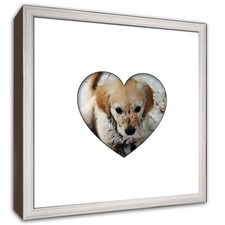 Heartstagram Steel Wood Frame