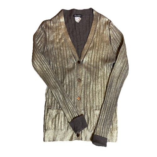 Reem acra gold wool cardigan - reem,