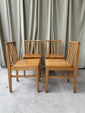Vtg Mid Century Set Of 4 Solid