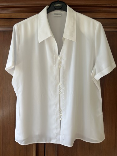 White alexon ladies blouse - alexon,