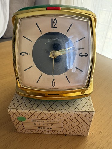 Vintage travel alarm clock - vintage,