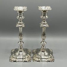 Pair antique elkington co - antique,