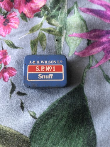 Snuff box with - snuff,