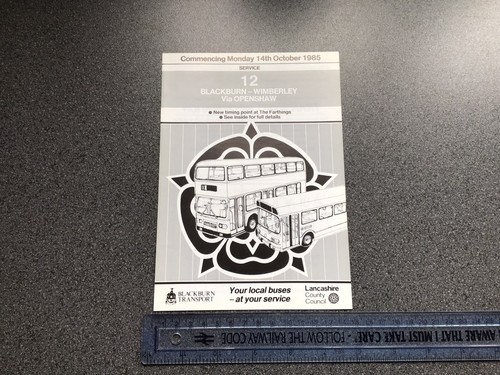 Blackburn transport bus - blackburn,