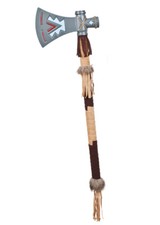 Native Indian Tomahawk Style Fancy Dress Plastic Cosplay Prop Grey Axe Wild West