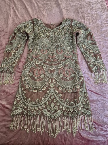 Heavy beaded pakistani sharara - beaded,