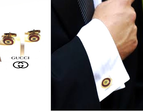 Vintage gucci cufflinks gold - vintage,