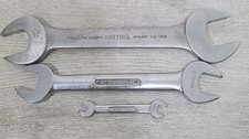 3x Britool Open Ended Spanners
