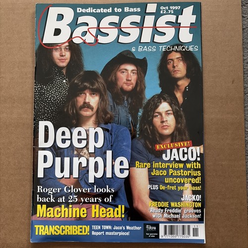 Bassist magazine october 1997 - magazine,