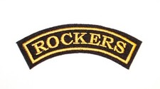CLASSIC ROCKERS EMBROIDERED CURVED MOTORCYCLE PATCH