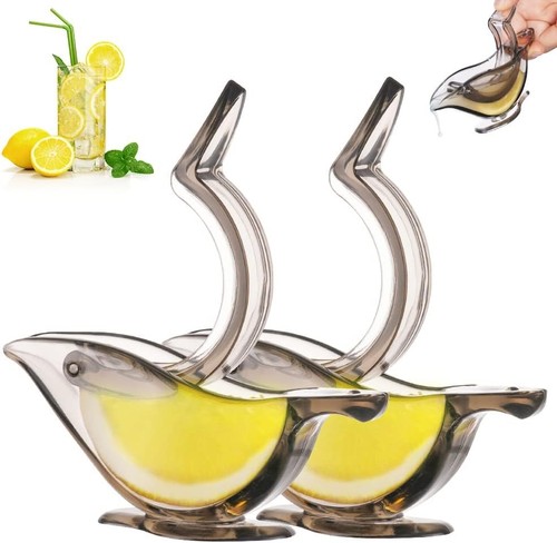 Stylish acrylic bird lemon - acrylic,
