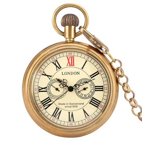 Mens vintage mechanical pocket - mens,