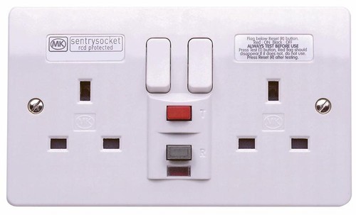 13a rcd socket 30ma passive - 2g,