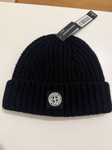 Stone island hat black - stone,