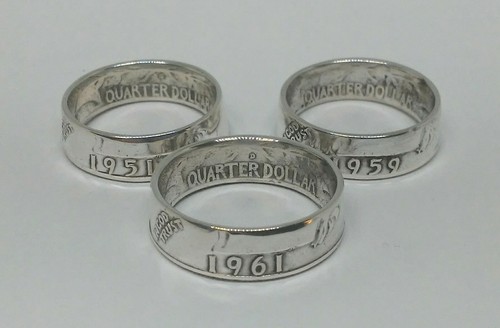 Coin ring handmade - , from