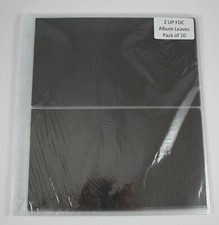 Salisbury '2-up' First Day Cover Album - Pack of 10 Double Pocket Leaves