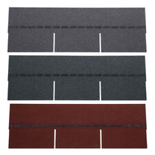 18PCS Asphalt Shingles Felt Roofing Shingles Tiles DIY Sheds Roof Self-Adhesive