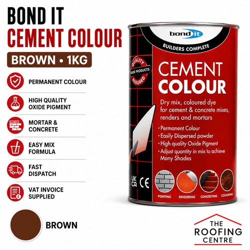 Bond brown cement colour - brown,