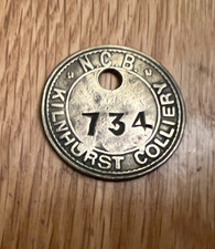 KILNHURST. 734   COLLIERY MINERS PIT CHECK