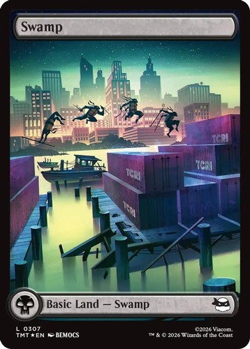 Swamp surge foil - swamp, |