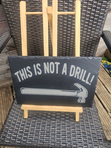 Slate this not drill - this, drill!”