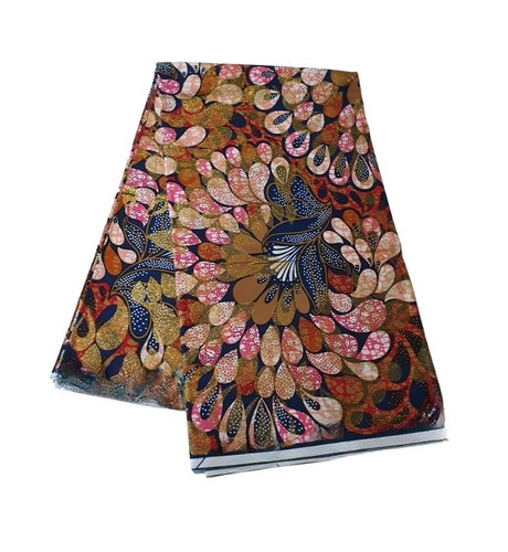 African ankara fabric satin - african,