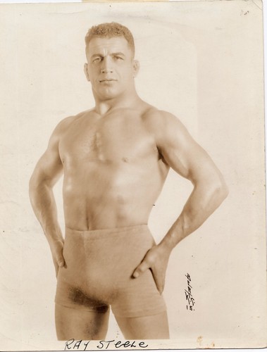 Vintage wrestling photo ray - vintage,