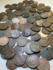 100 Indian Head Pennies Huge