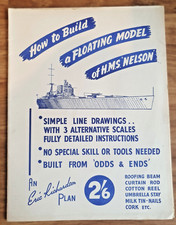 Vintage Model Plans Booklet