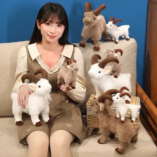 Horned sheep baby goat plush - sheep,