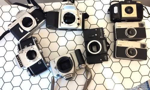 Vintage modern film camera - modern,