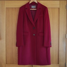 JAEGER Burgundy Red Pure Wool