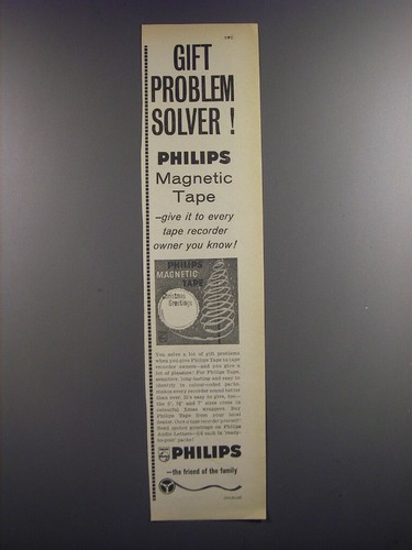 1964 philips magnetic - philips, ad