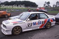 BMW M3 PRODRIVE FRANK SYTNER BRANDS HATCH BTCC 35MM SLIDE FOTO 1988