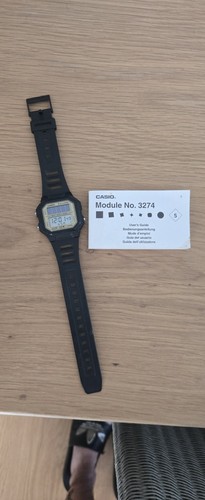 Black casio batteryless 3274 - casio,