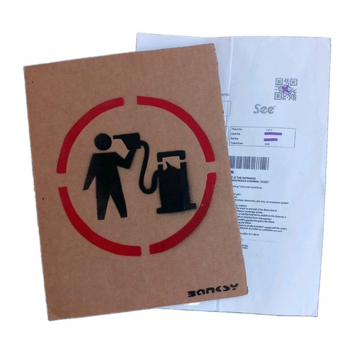 Banksy original signed 2015