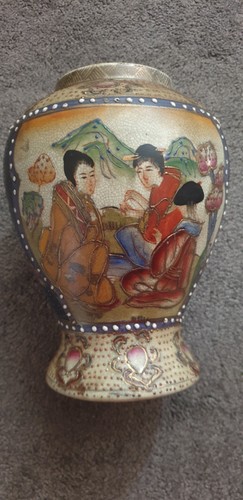 Satsuma style jar - satsuma,