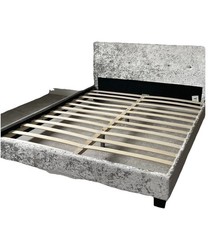 Grey 4ft6 Double Bed Frame