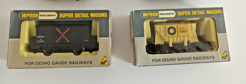 Gauge boxed wagons - oo,