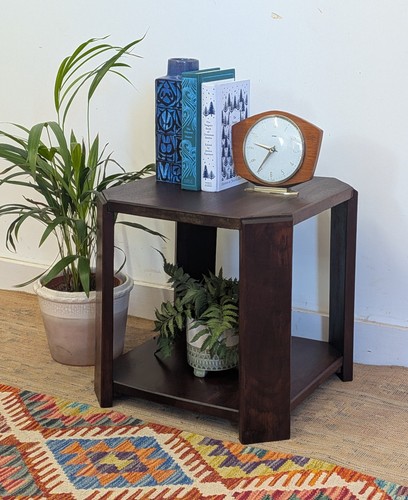 Vintage art deco oak side - vintage,