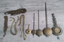 5 antique Clock pendulum's and
